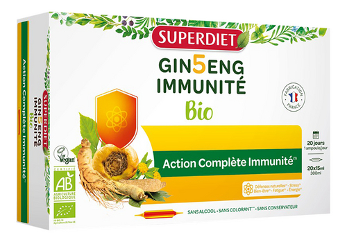 Super Diet Ginseng 5 immunité 20x15ml